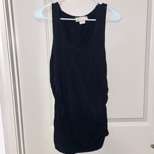 ♥️Michael Kors Ruched Top with logo zipper 🖤